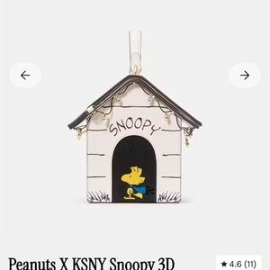 Peanuts X Kate Spade NY Snoopy 3D Dog House Crossbody- NWT